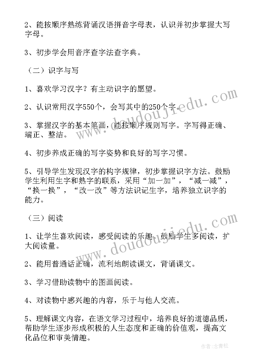 小学一年级语文教师工作计划 一年级语文教师个人工作计划(大全9篇)