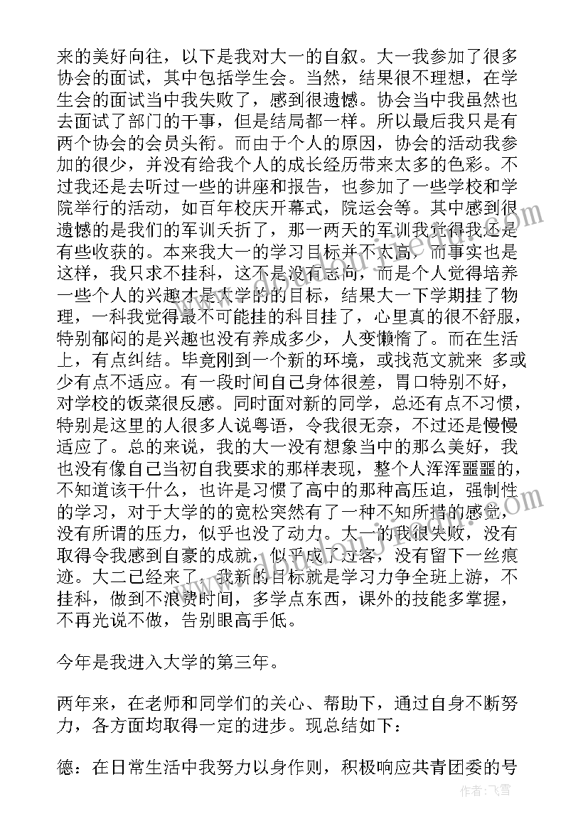 大学综合测评自我评价审计专业 大学生综合测评自我评价参考(汇总10篇)