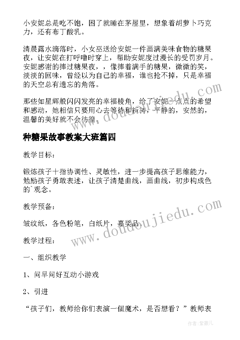 2023年种糖果故事教案大班(汇总5篇)