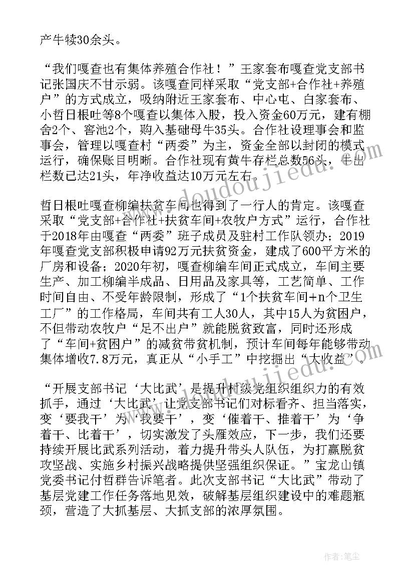 最新社区书记大比武发言稿(汇总5篇)