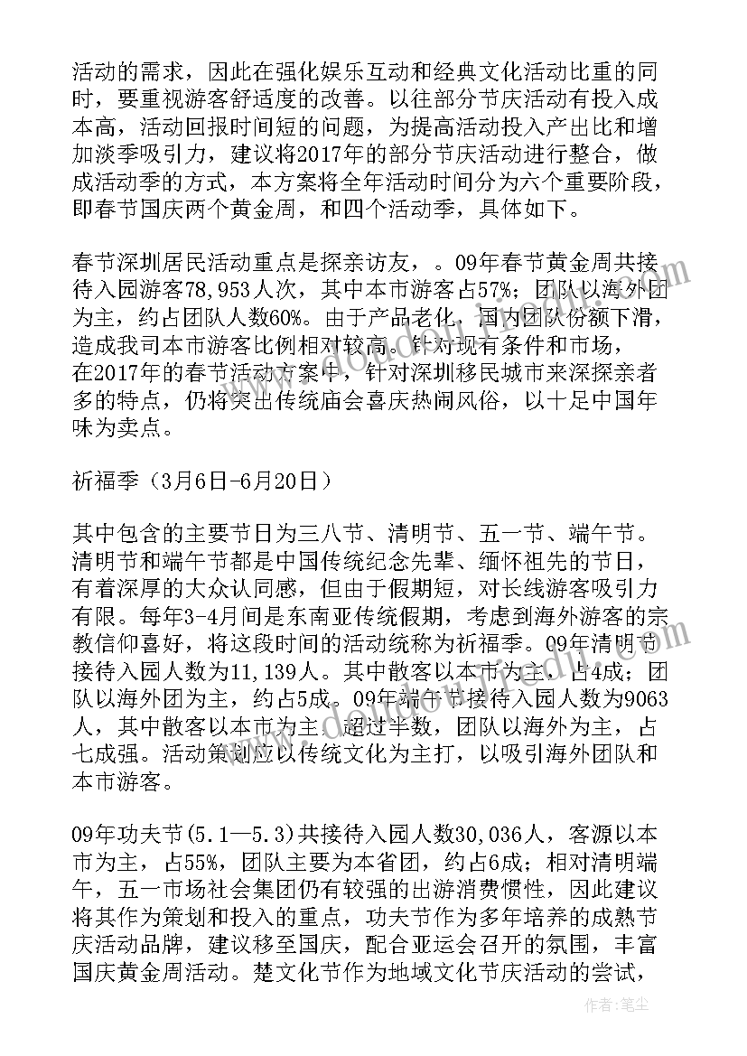 乐园营销策划方案 乐园策划实用范例(优质10篇)