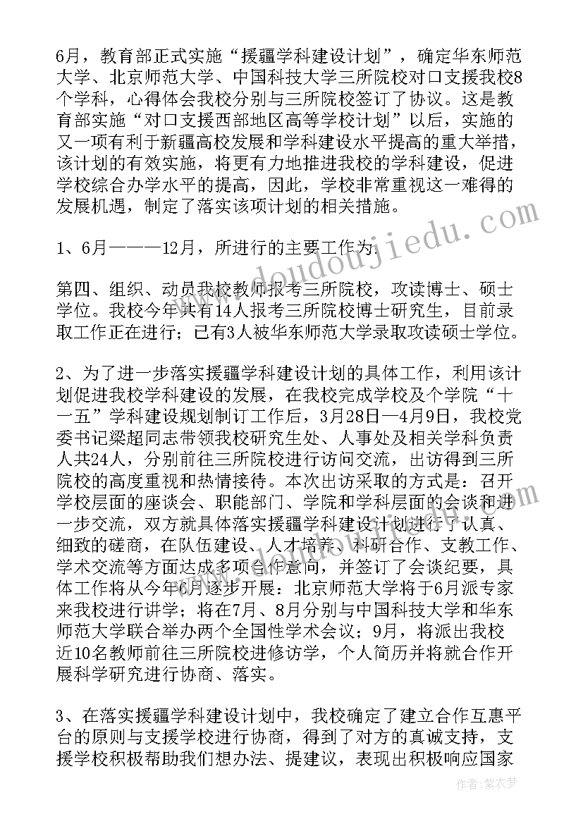 2023年医生对口支援工作个人总结(精选6篇)