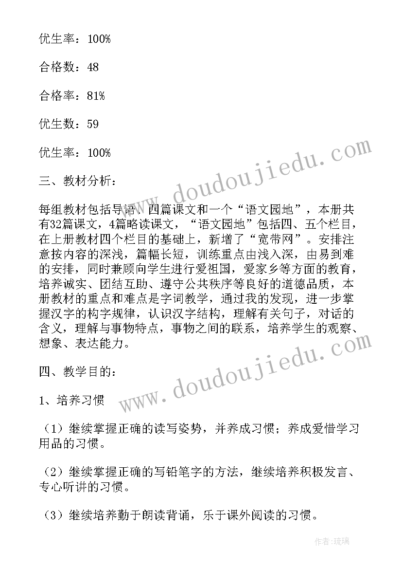 最新小学语文教学工作计划(通用5篇)