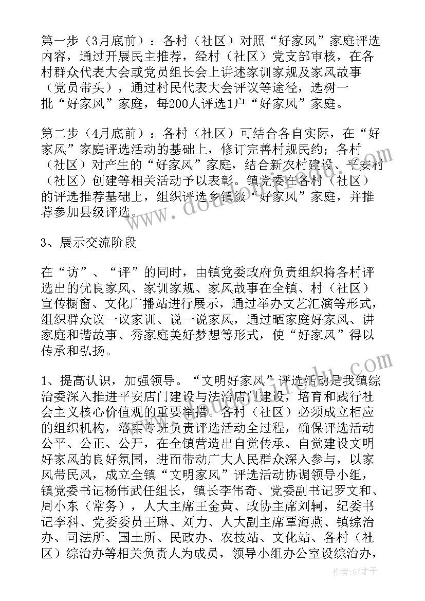 最新社区健康家庭评选通知 社区五好文明家庭评选活动方案(优秀5篇)