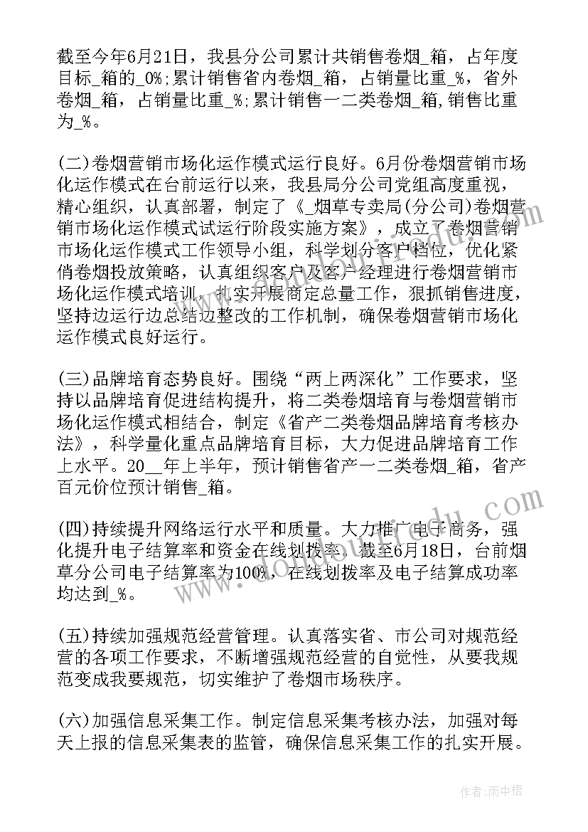 最新公司的半年总结报告(汇总6篇)