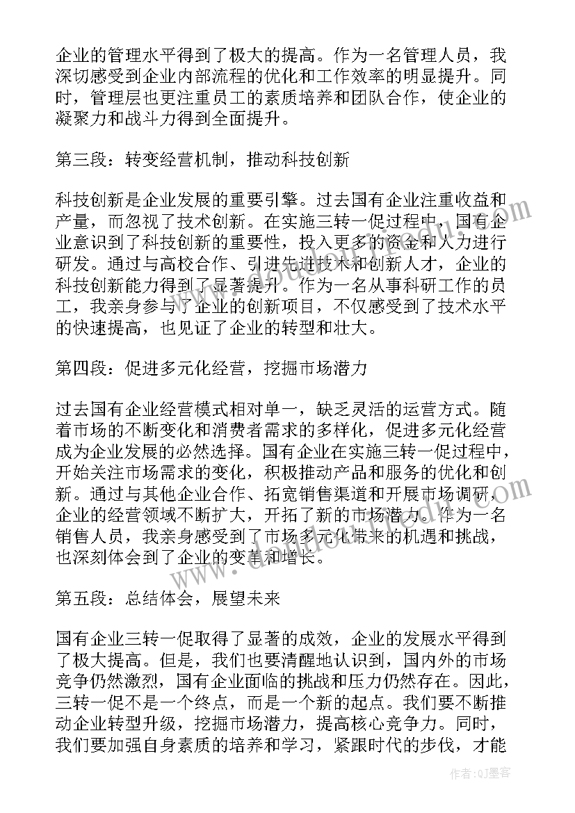 2023年国有企业三年行动方案(汇总5篇)