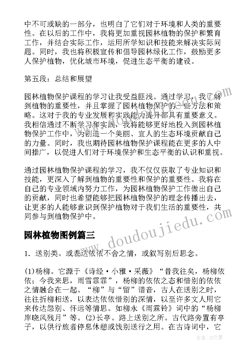 园林植物图例 园林植物学学习心得体会(精选6篇)