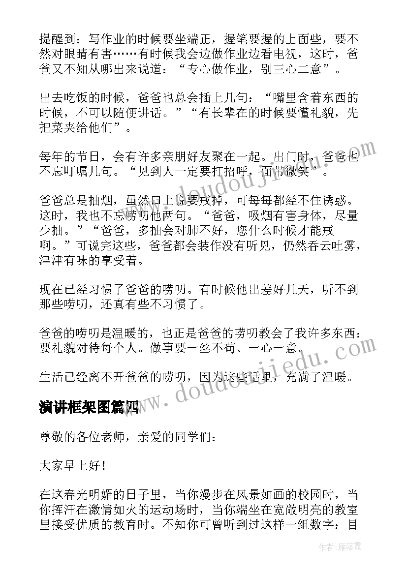 最新演讲框架图(通用5篇)