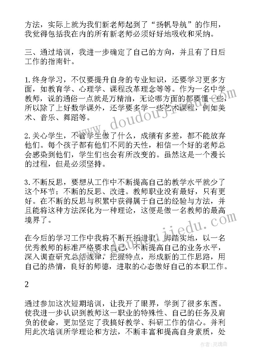 新教师入职岗前培训总结报告(模板7篇)