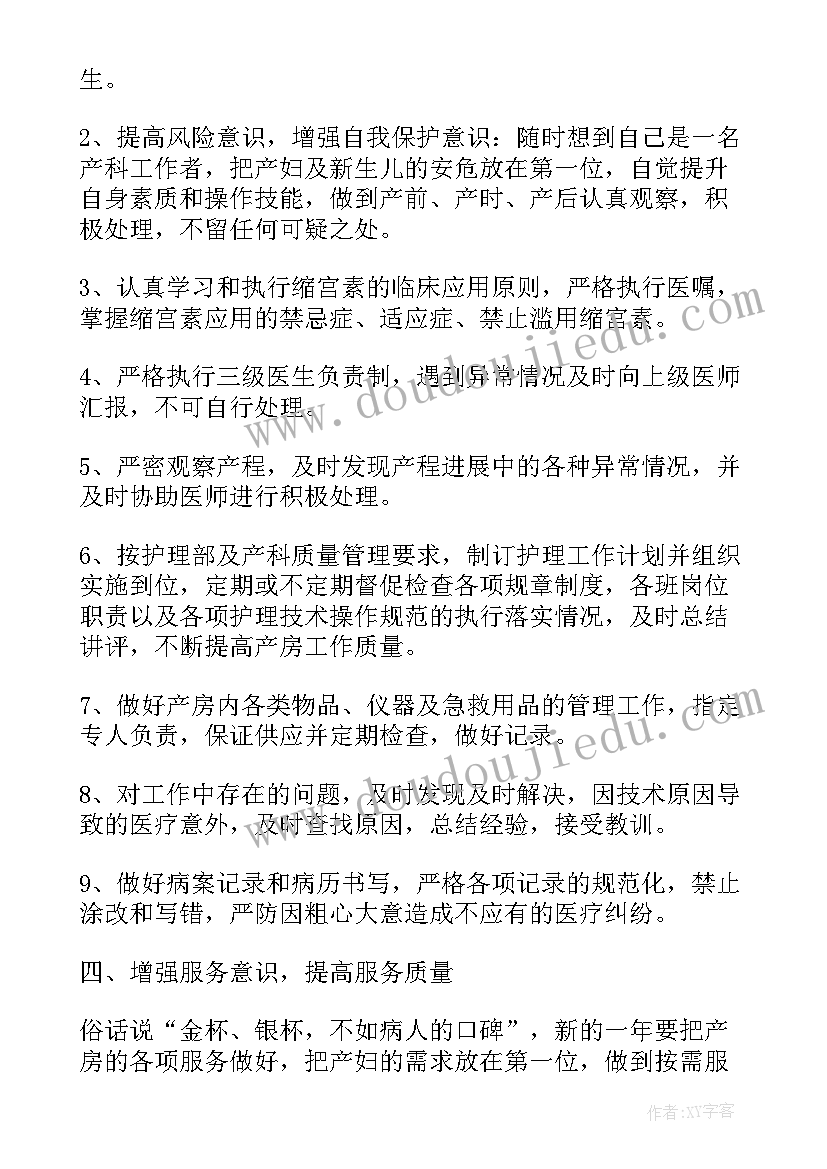 最新妇产科个人工作计划 妇产科医生个人工作计划(精选5篇)