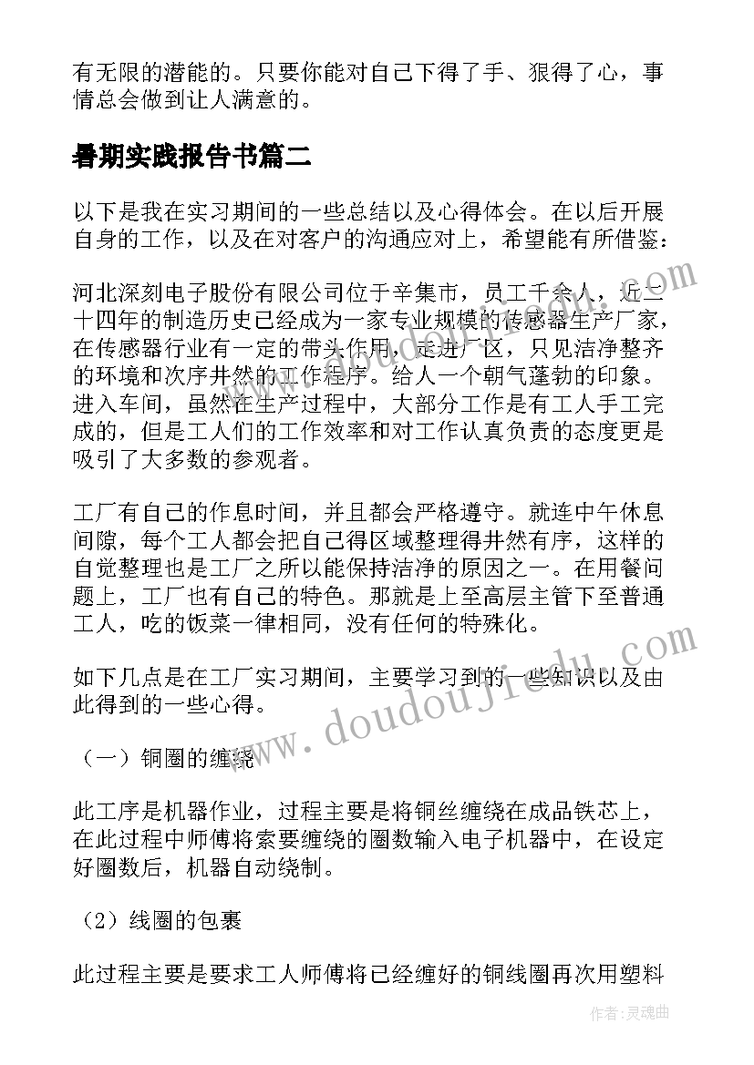 2023年暑期实践报告书 暑期实践报告(通用9篇)