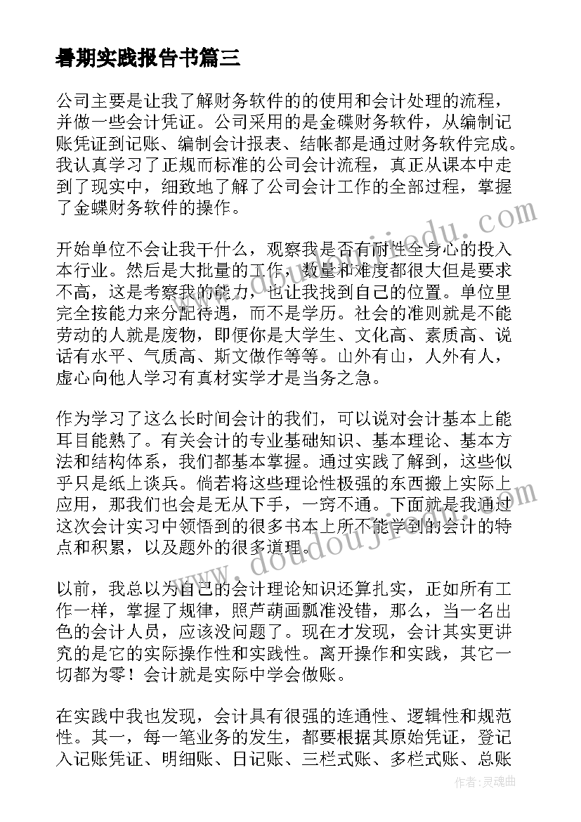 2023年暑期实践报告书 暑期实践报告(通用9篇)