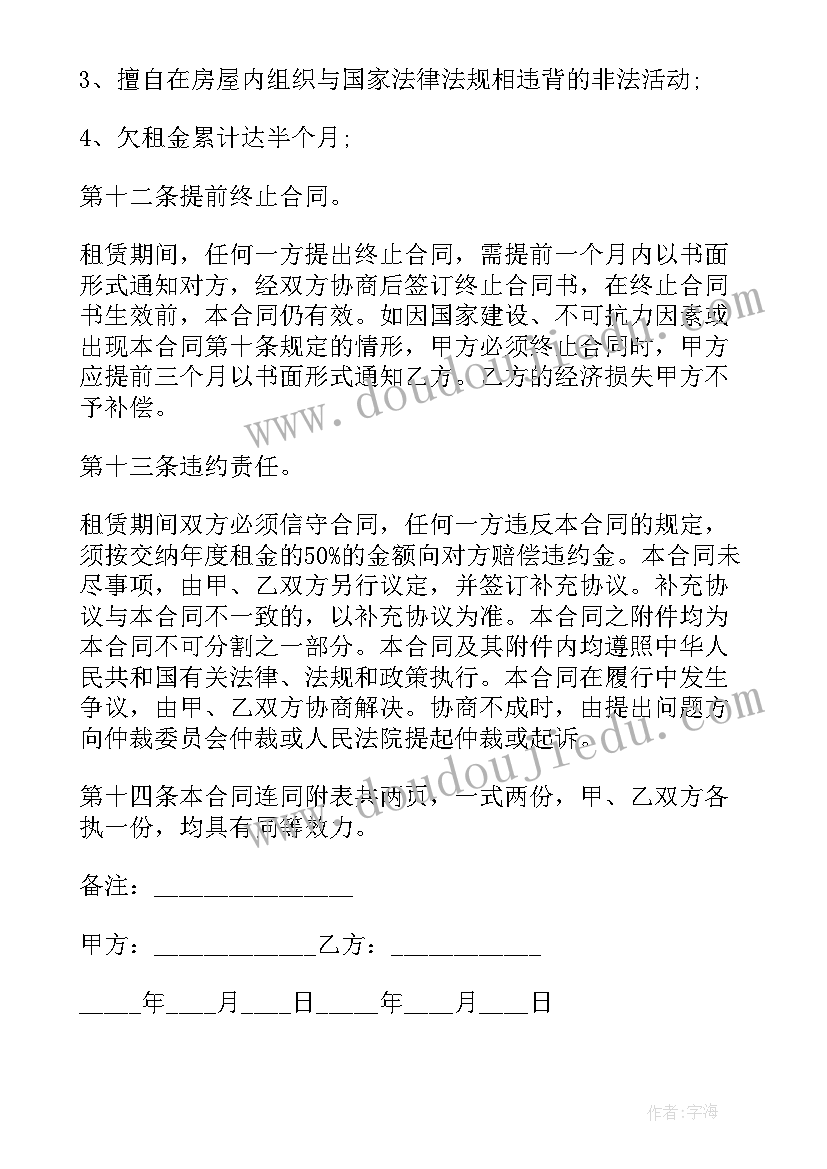 2023年个人商铺租赁合同简单版(优质5篇)