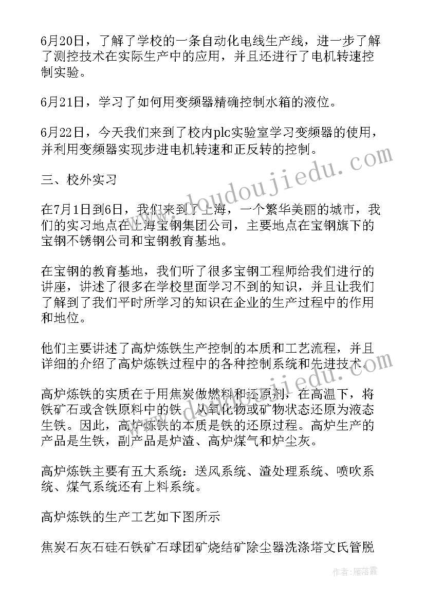 钢铁厂实践报告(优秀5篇)