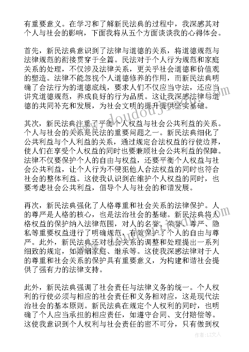 最新民法典合同篇总结(优秀6篇)