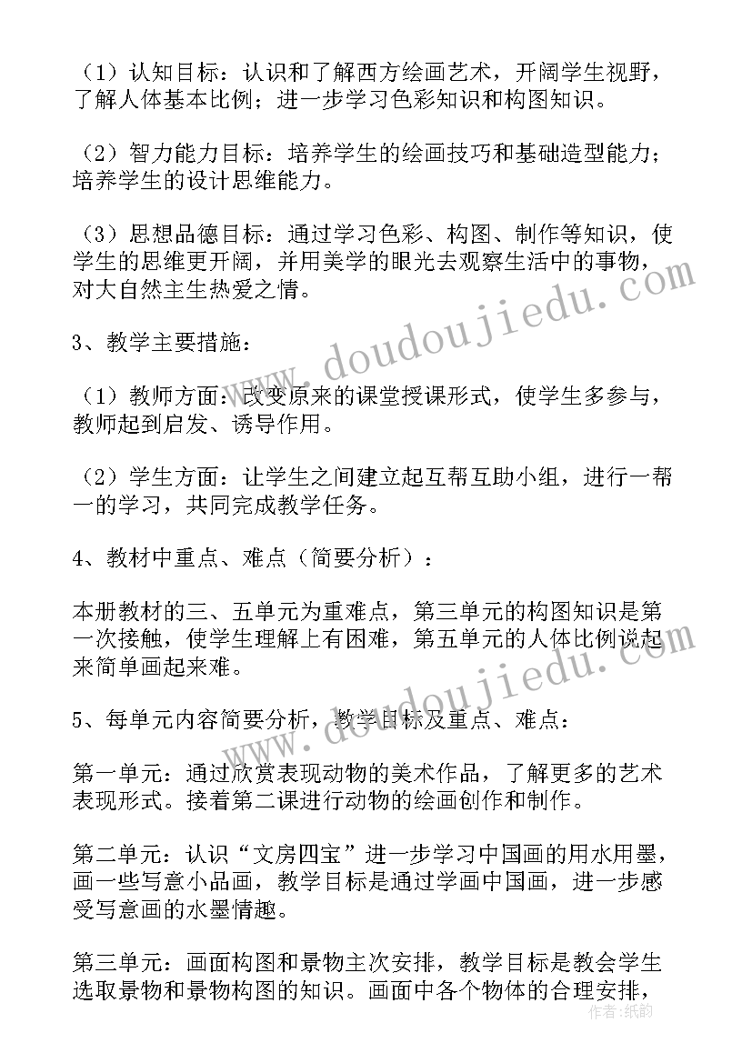 小学美术老师教学工作计划 小学美术上学期教学计划(模板9篇)