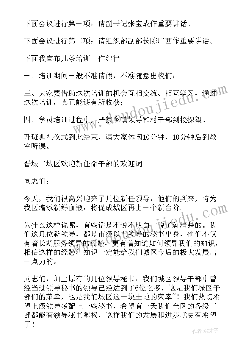 欢迎新领导上任讲话说 欢迎新领导上任讲话(实用8篇)