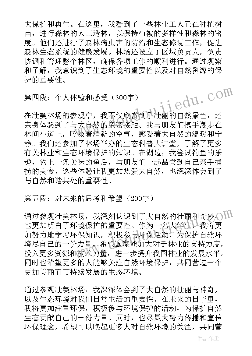 林草局优化营商环境 壮美林场心得体会(通用7篇)