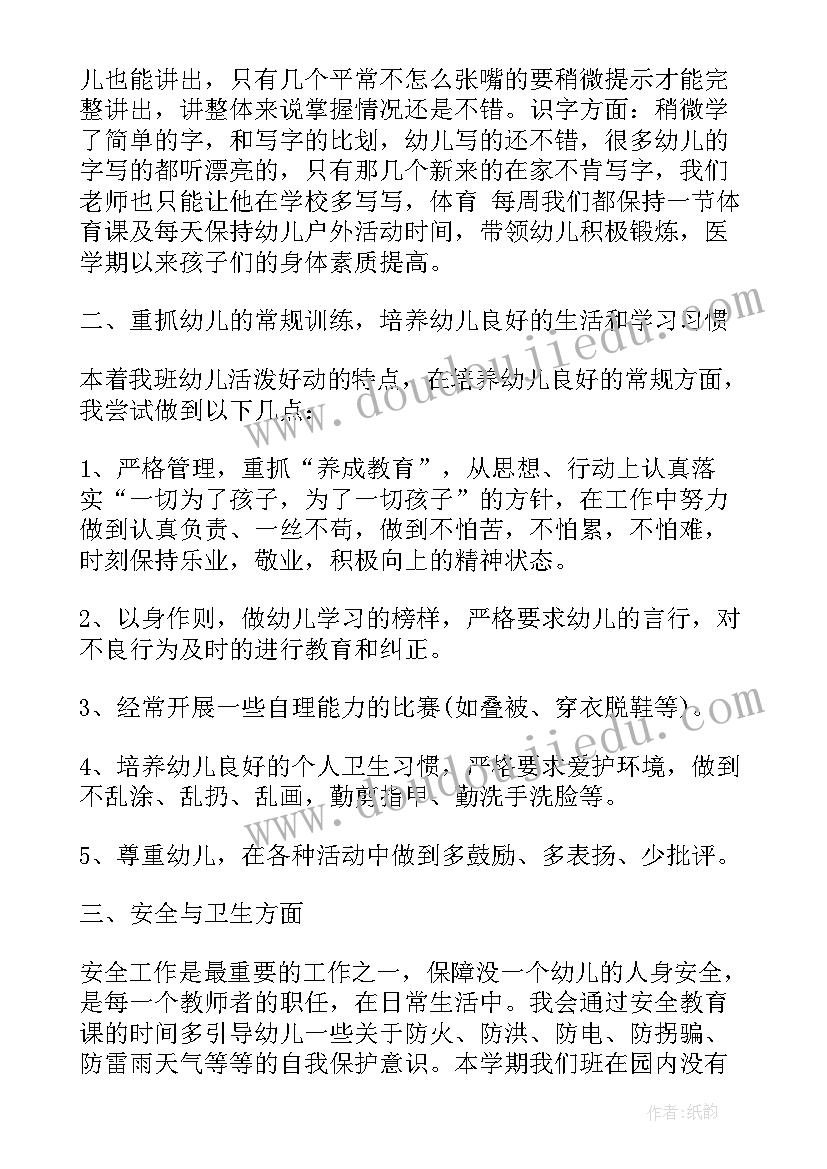 2023年大大班五大领域总结(汇总5篇)