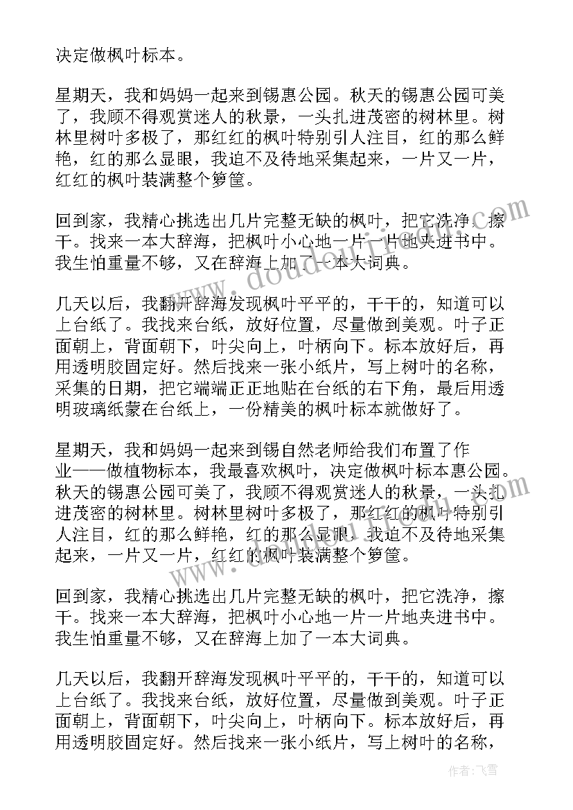 2023年标本的心得体会和总结(优质5篇)