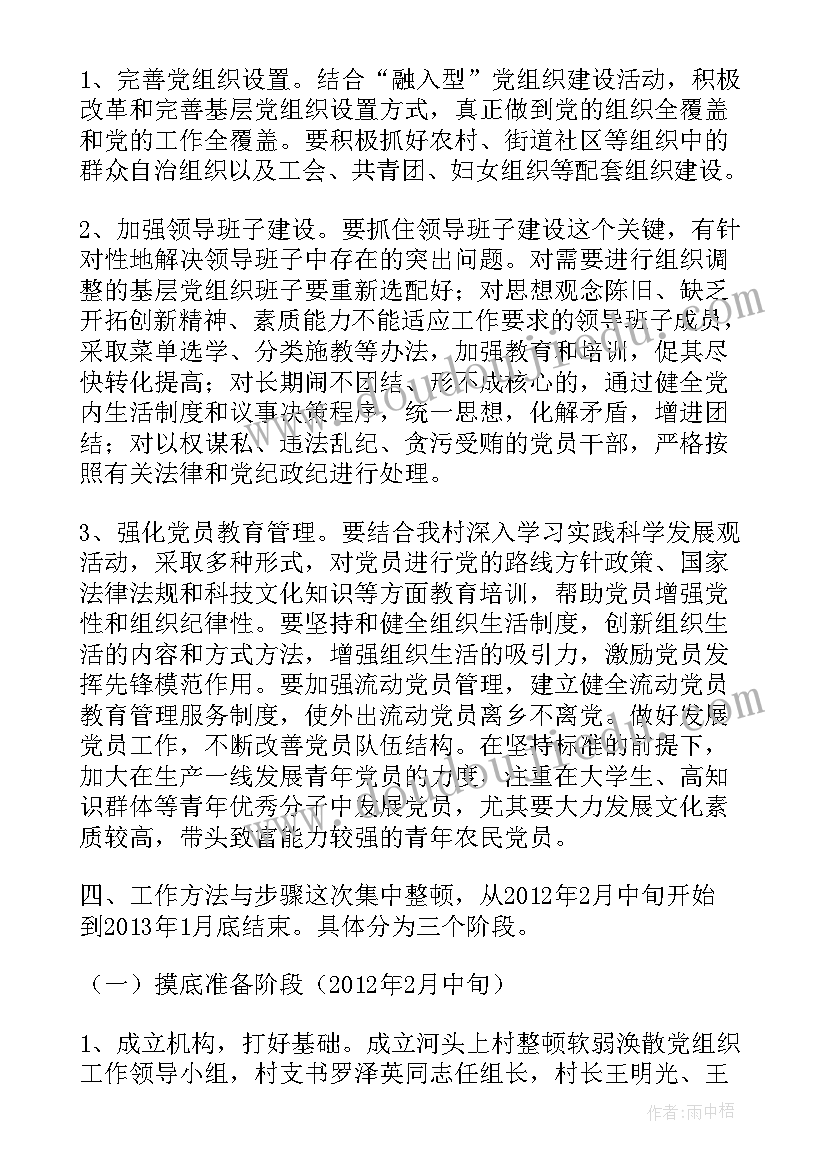 最新基层党组织软弱涣散自查情况报告(大全5篇)