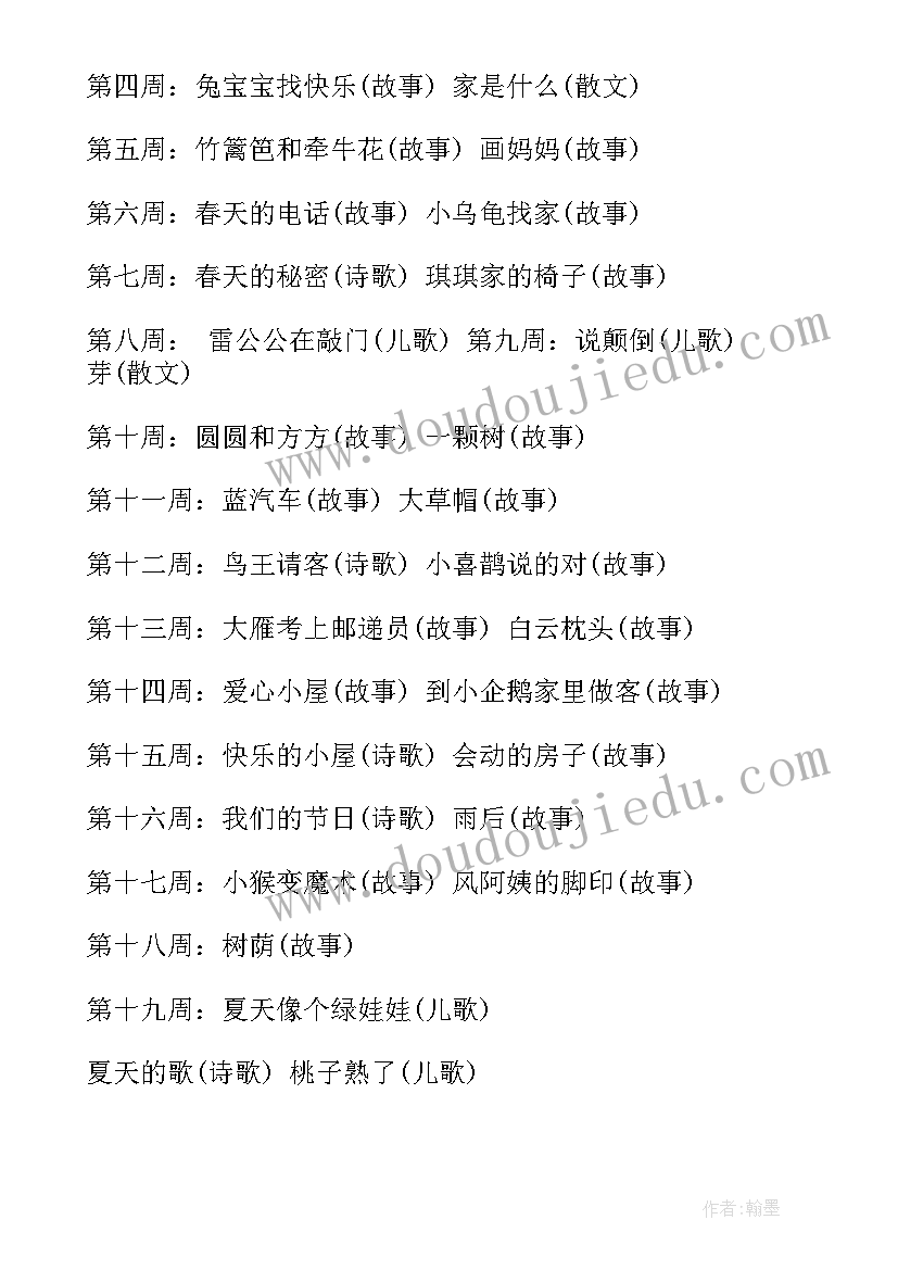 最新幼儿中班语言教学计划 幼儿园中班语言学科教学计划(优秀5篇)