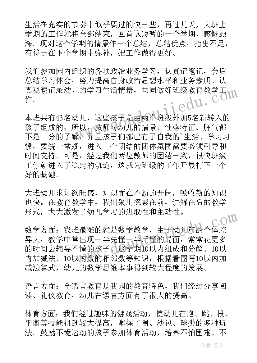 幼儿生活师个人总结大班免费 幼儿园大班个人总结(优秀8篇)