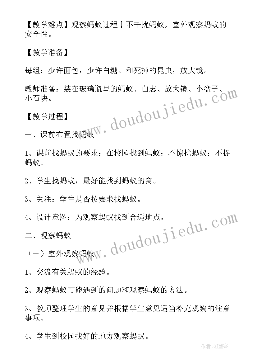 2023年中班科学教案有哪些 中班科学蚂蚁的触角有作用的教案(模板5篇)