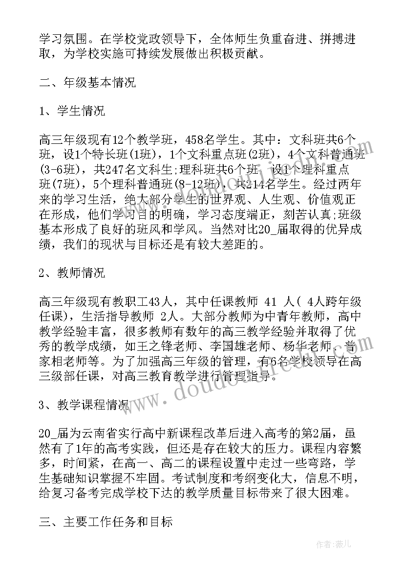 高考备考方案学生 高考前学生备考工作计划(优秀5篇)