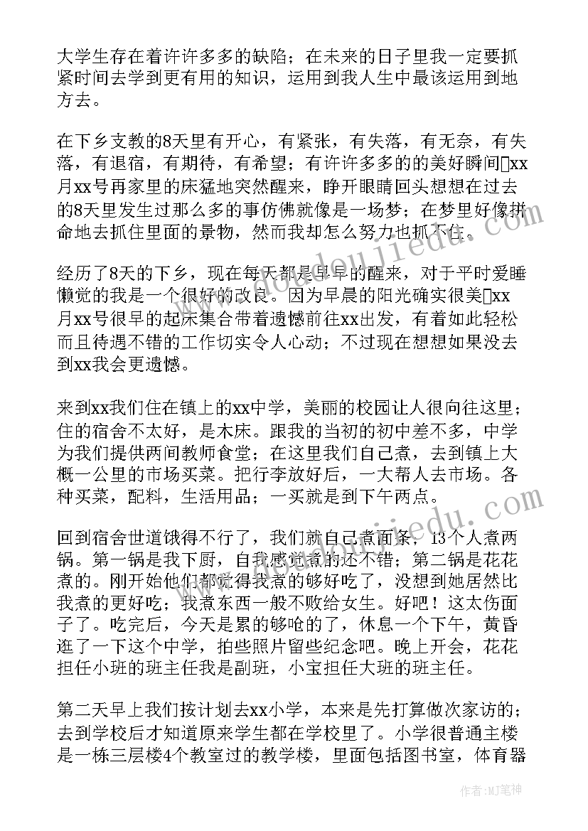 最新社会实践报告下乡(优质9篇)