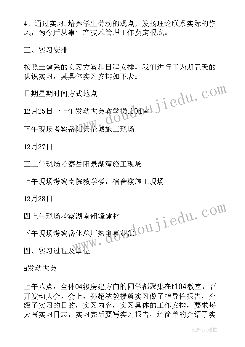 2023年房屋建筑学实训报告心得体会 房屋建筑学实习报告(实用5篇)