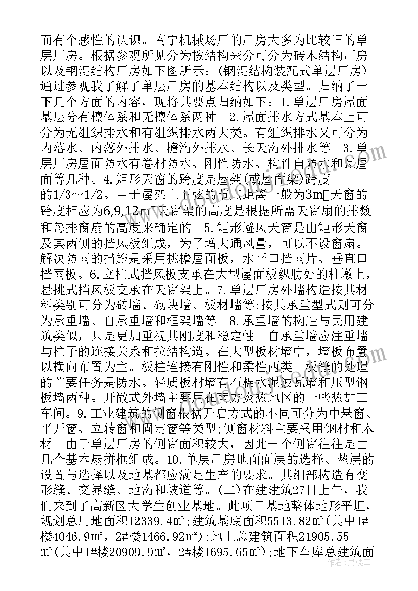 2023年房屋建筑学实训报告心得体会 房屋建筑学实习报告(实用5篇)