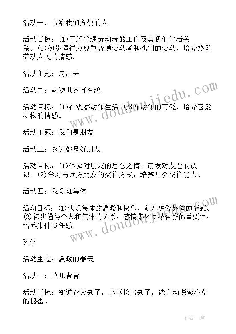 最新幼儿园重点工作计划表 幼儿园小班月重点工作计划表(精选5篇)