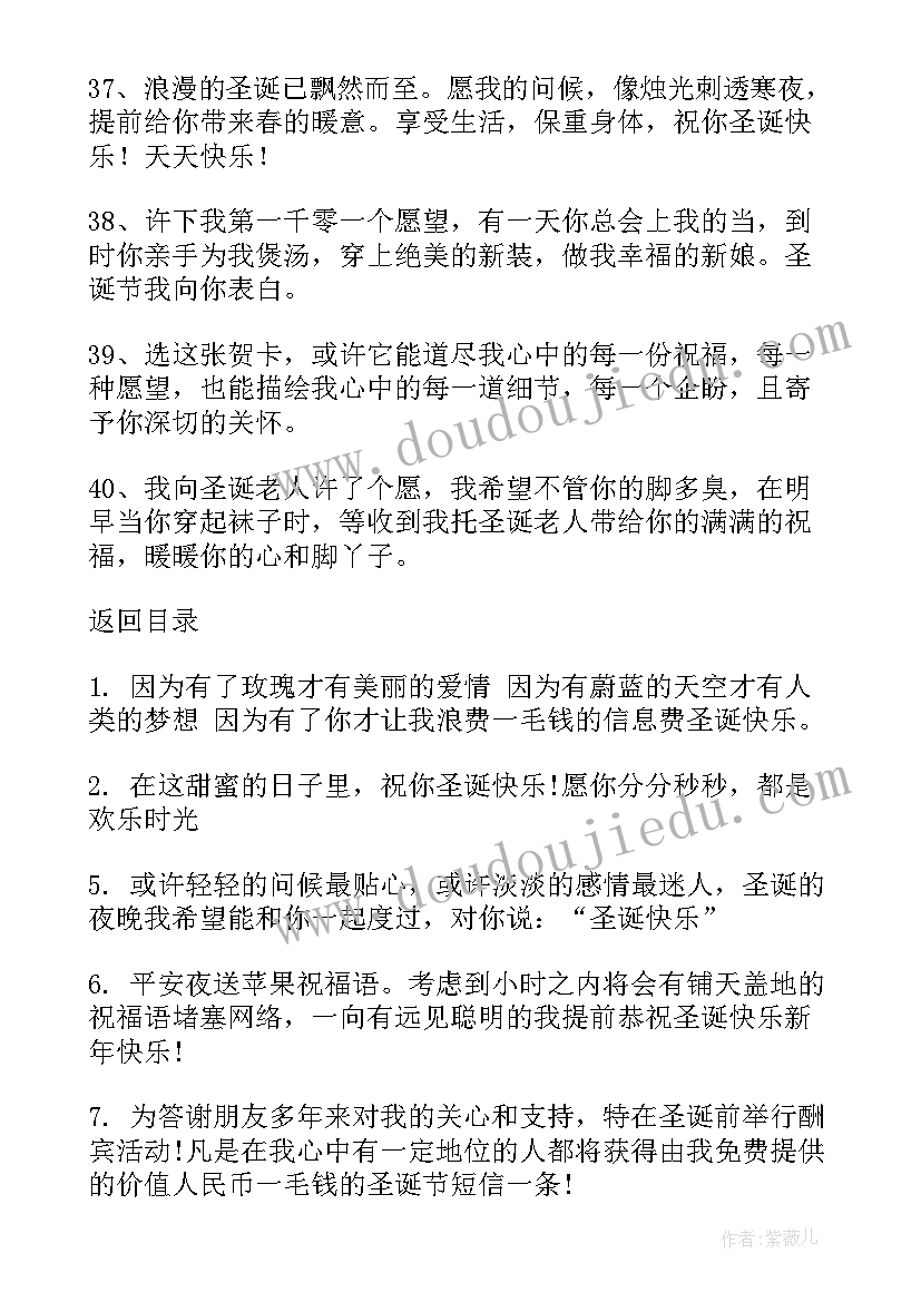 2023年圣诞节走心祝福语文案语录(通用5篇)