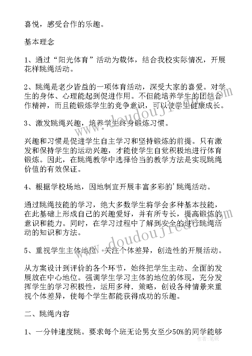 最新跳绳论文参考文献(汇总5篇)