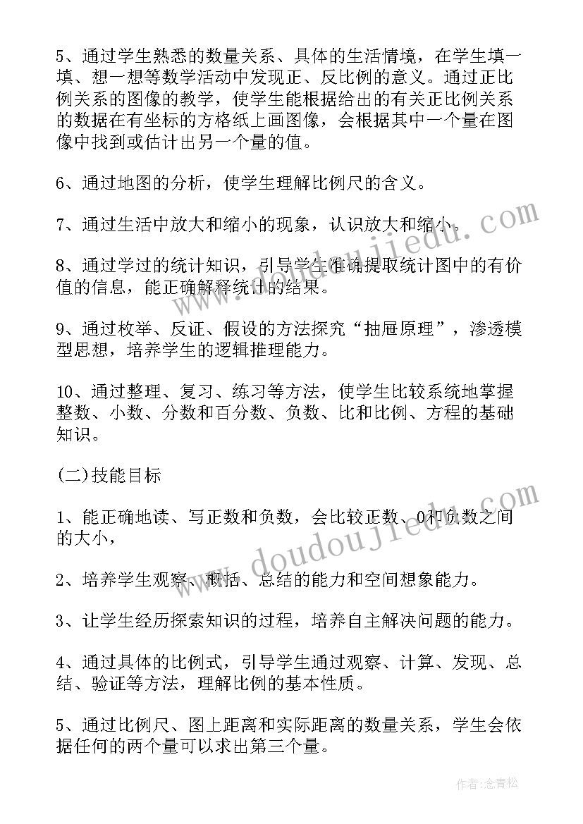 2023年苏教版六年级数学的教学计划(大全5篇)