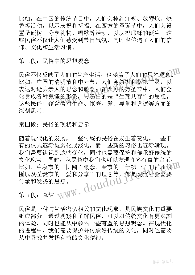 2023年民俗节主持稿(通用6篇)