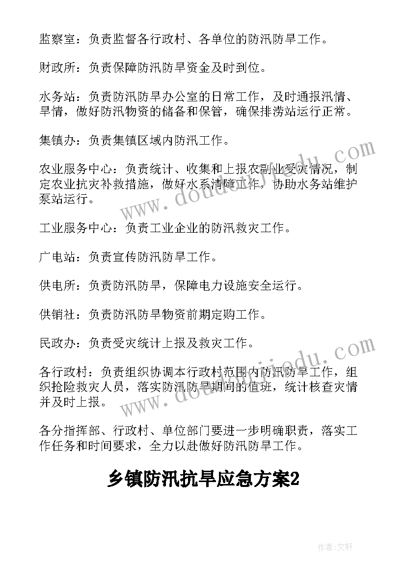 2023年防汛抗旱实施方案(大全6篇)