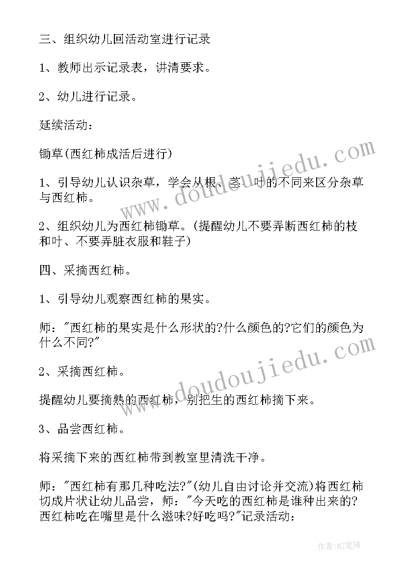 最新中班向日葵教案活动反思(模板5篇)