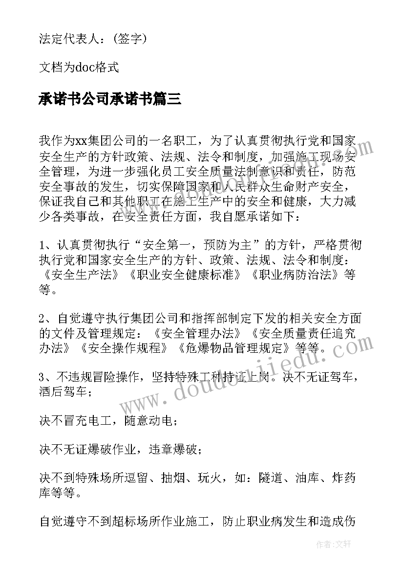 2023年承诺书公司承诺书 公司投标违约责任承诺书(优秀5篇)