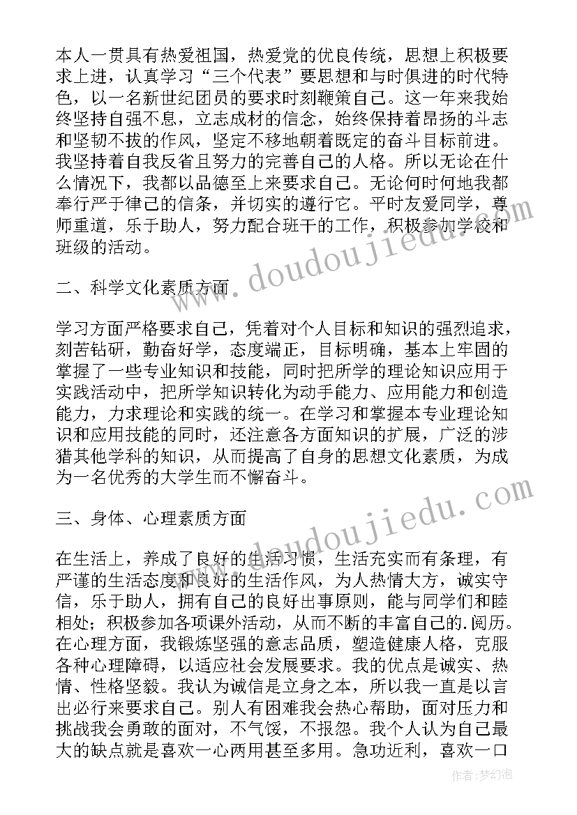 政治思想表现自我总结(精选7篇)