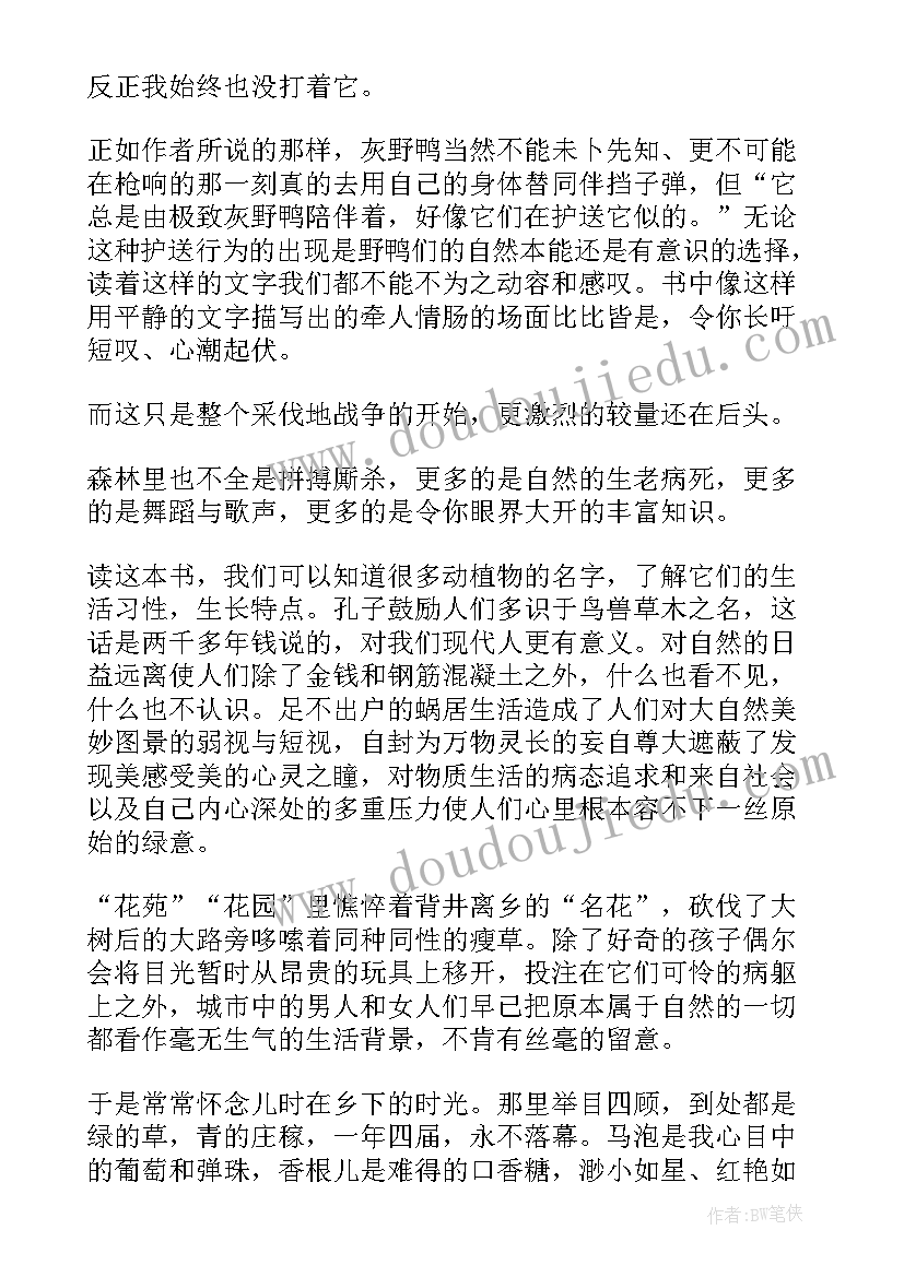 雪国森林读后感 森林报读后感(优质7篇)