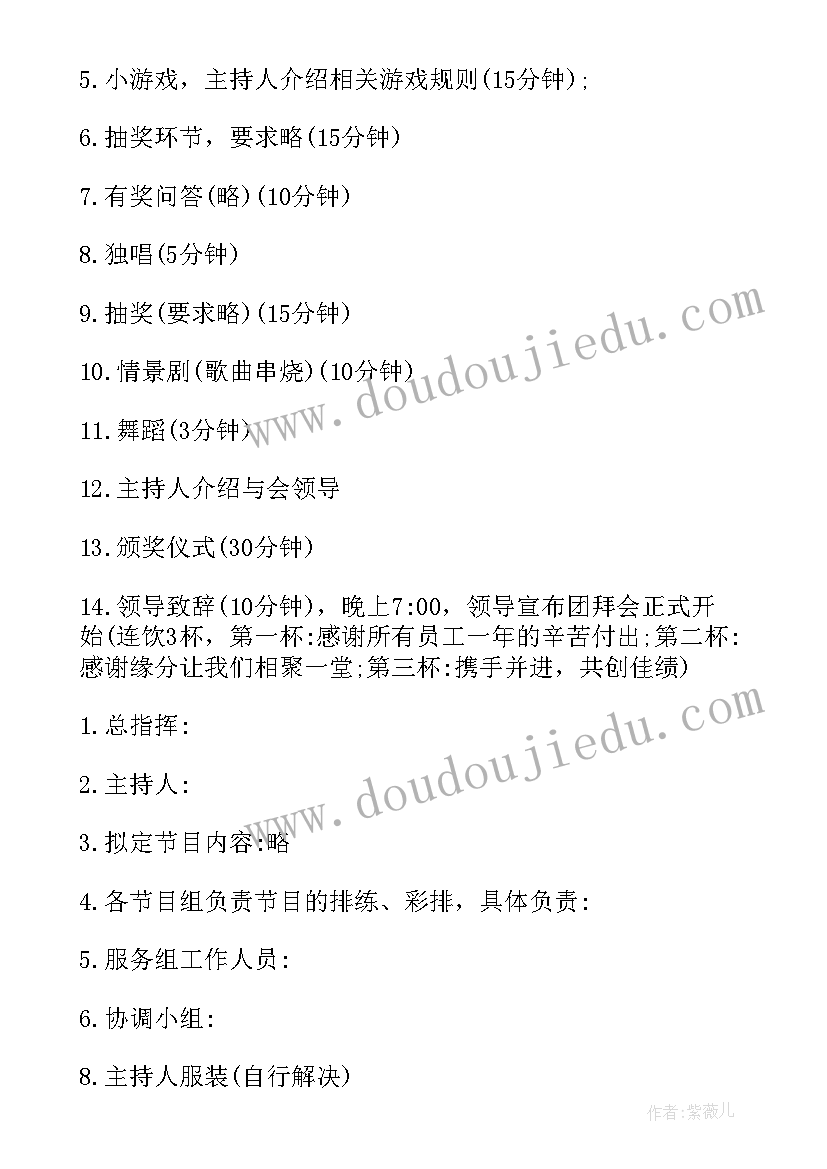 2023年团拜会方案兔年(实用5篇)