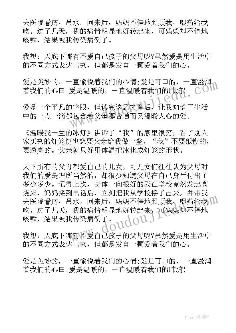 最新冰灯的感悟(实用5篇)