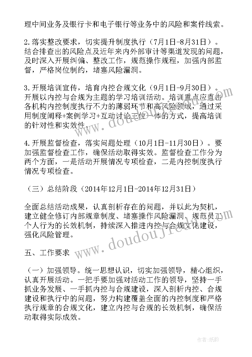 内控工作小组 内控制度建设方案(模板5篇)