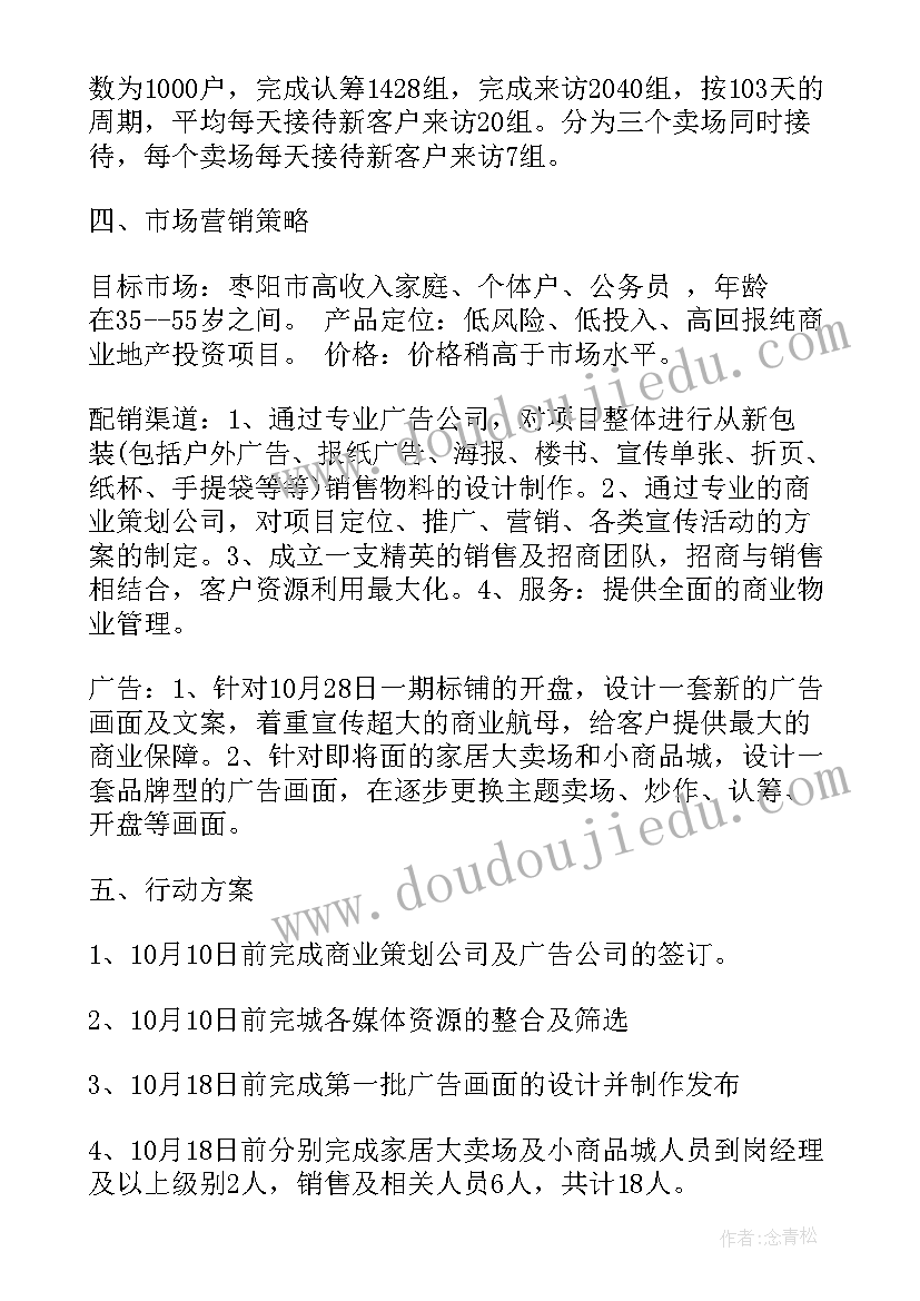 最新房地产销售方案(实用5篇)