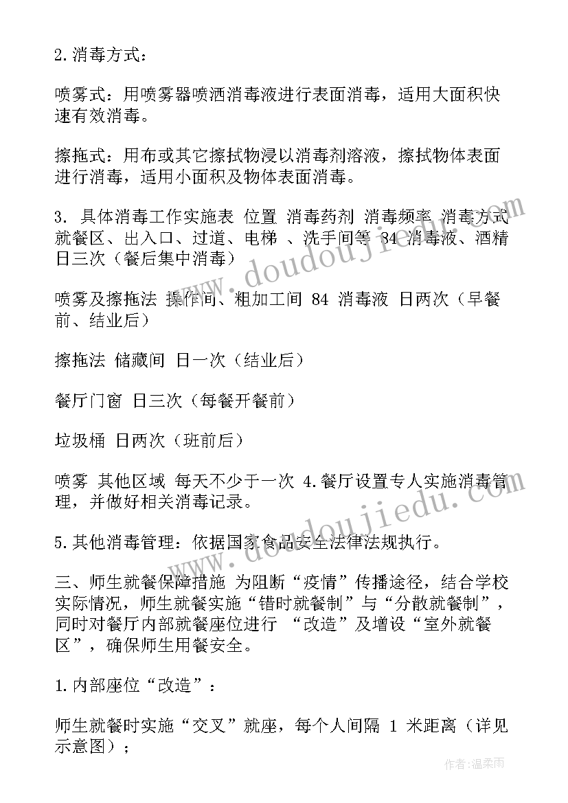 就餐保障方案(模板5篇)