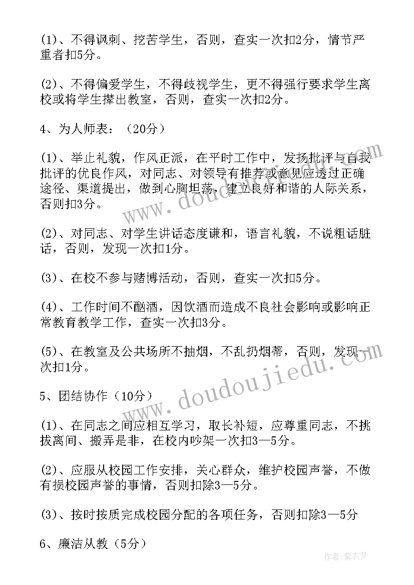 2023年大学绩效考核方案细则(大全5篇)