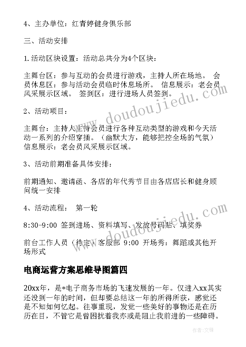 最新电商运营方案思维导图 兴趣电商运营方案(通用5篇)