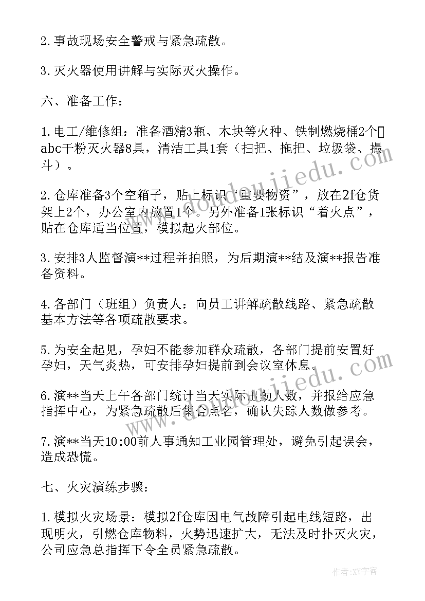 消防应急预案方案(实用10篇)